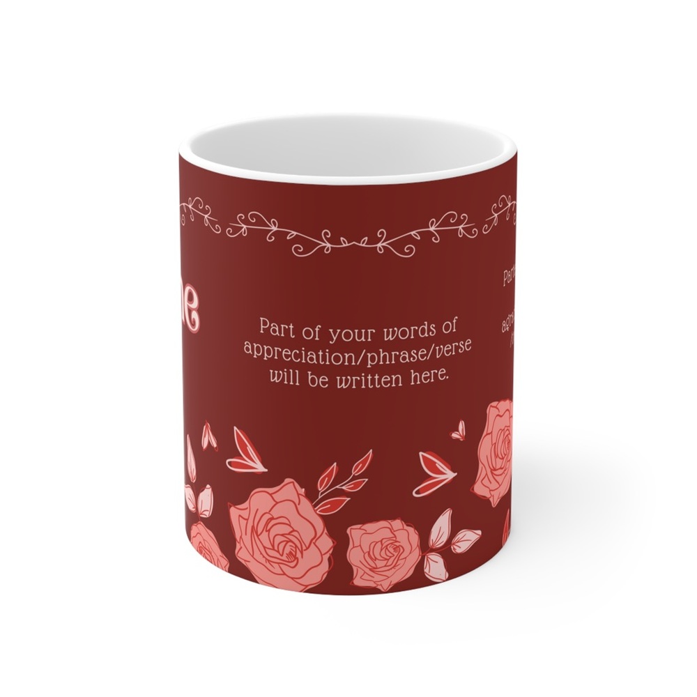 Red Custom Mugs - Picture 4 of 9